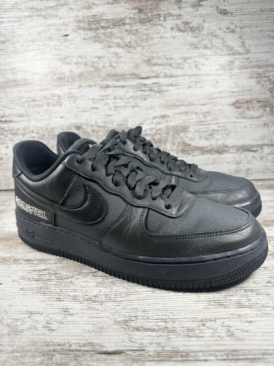 Men\'s Nike Air Force 1 GTX Black Low Top Sneakers Sz 10 EUC! main image 4